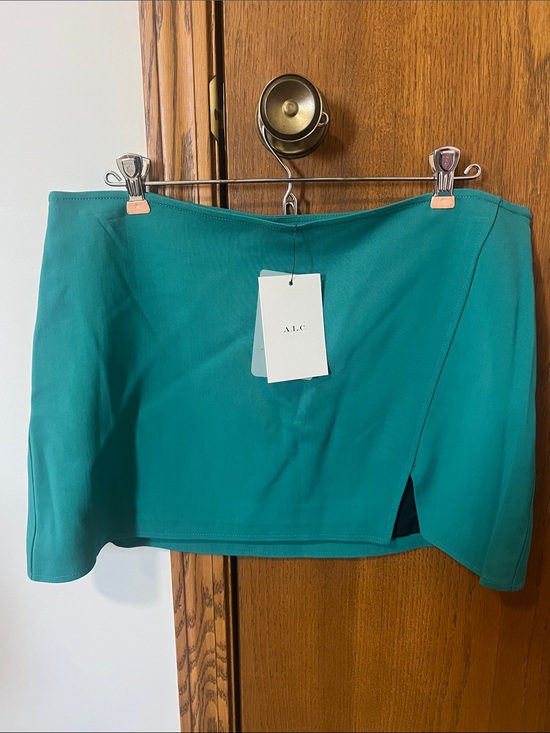 A.L.C. Dresses & Skirts - A.L.C. Teal Green Mini Skirt with Side Slit
